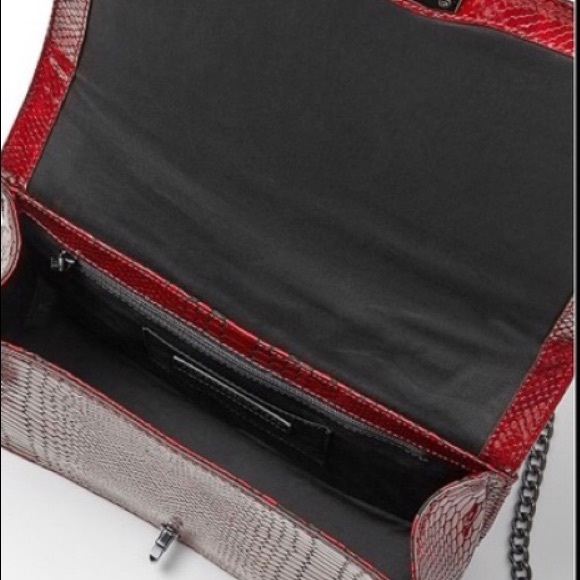 Rebecca Minkoff Bordeaux Croc Jumbo Crossbody - Picture 3 of 9